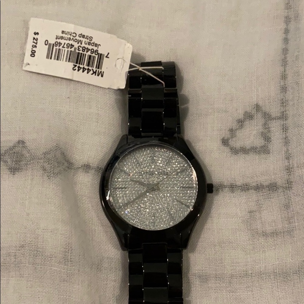 Michael Kors Crystal Black Watch